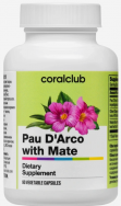 Pau D`Arco with Mate (90 cápsulas vegetales)