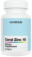 Coral Zinc 15 (100 comprimidos vegetales)